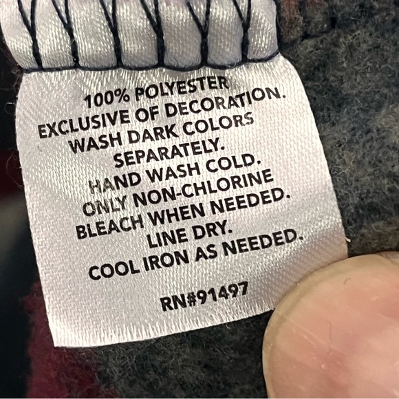 John Wayne Stock & Supply Men’s Size XXL   1/4 Zip Pullover Sweater Multi Color - Picture 3 of 6